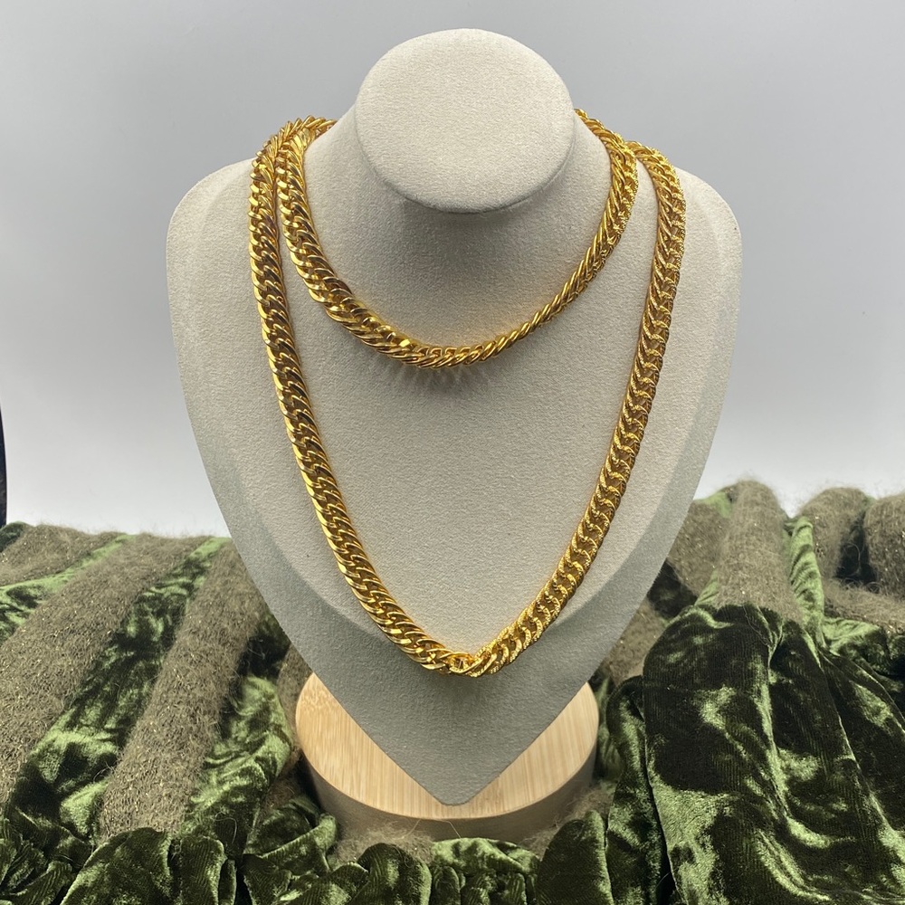 Gold-Tone Chain Necklace Set